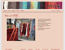 Tablet Screenshot of boutique-arlette.ch